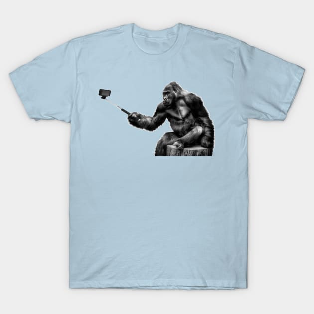 Selfie Ape T-Shirt by gruntcooker